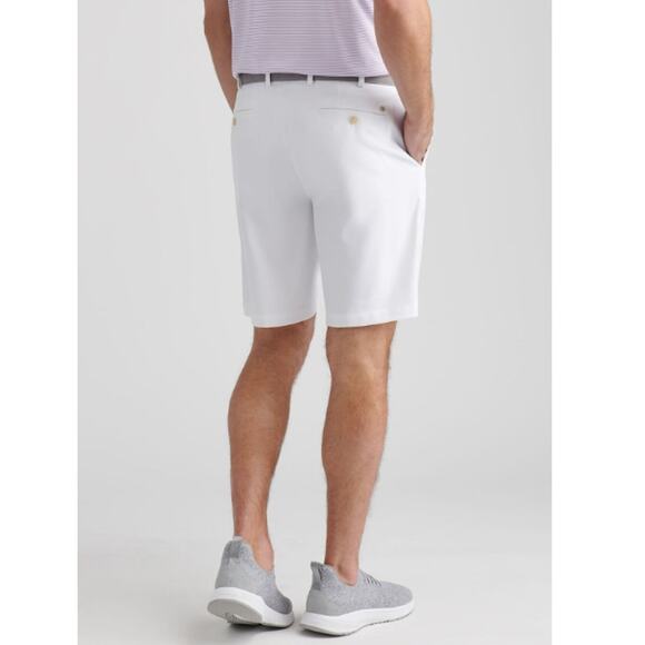 Peter Millar Men's White Salem Performance Classic Shorts Size 38 - Picture 2 of 7